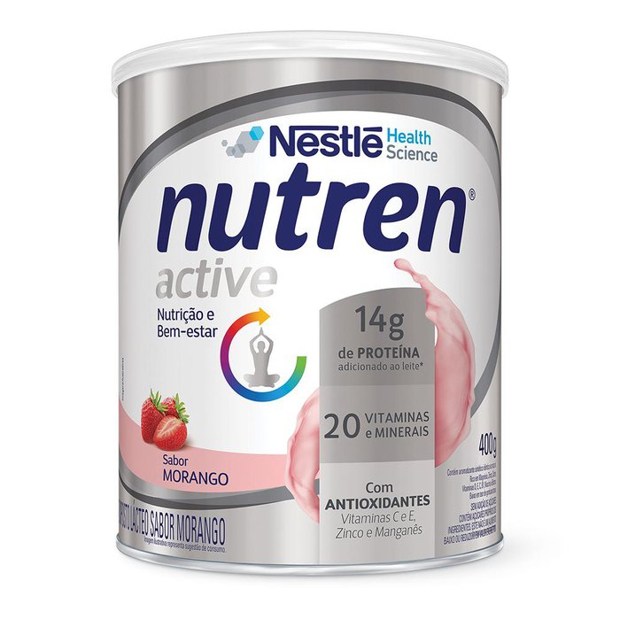 nutren active nestle morango 400g