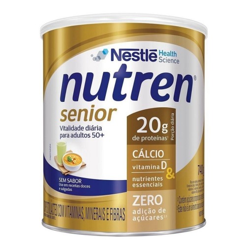 nutren senior nestle sem sabor 740g