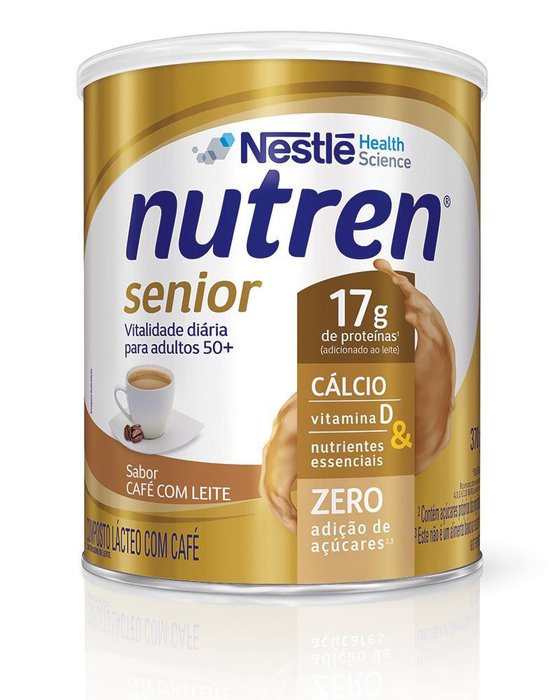 nutren senior nestle cafe com leite 370g