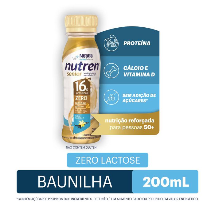 nutren senior nestle baunilha 200ml